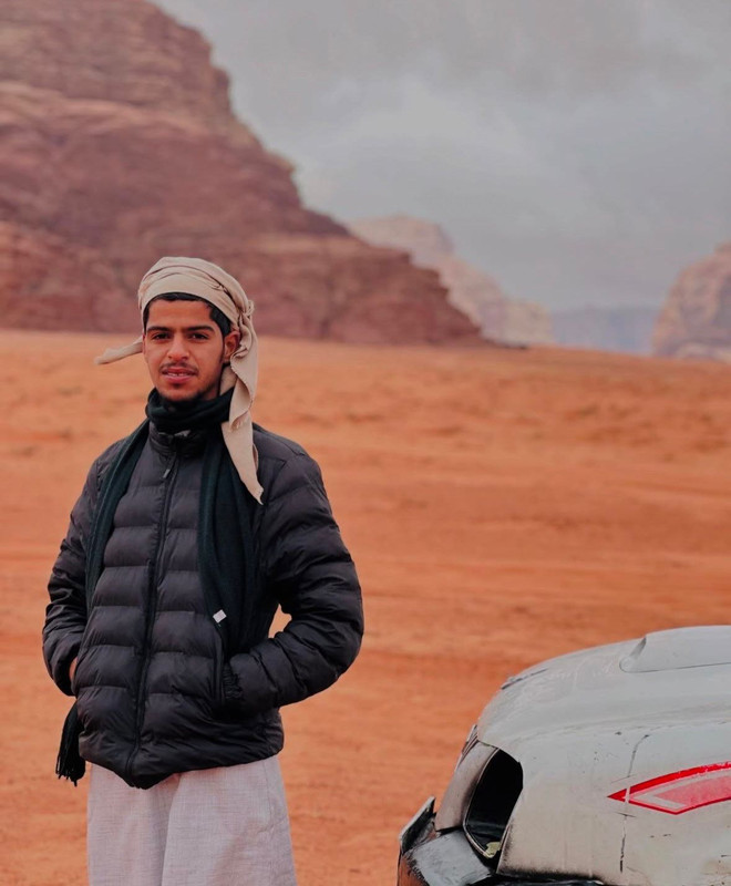 Your Bedouin host in Wadi Rum